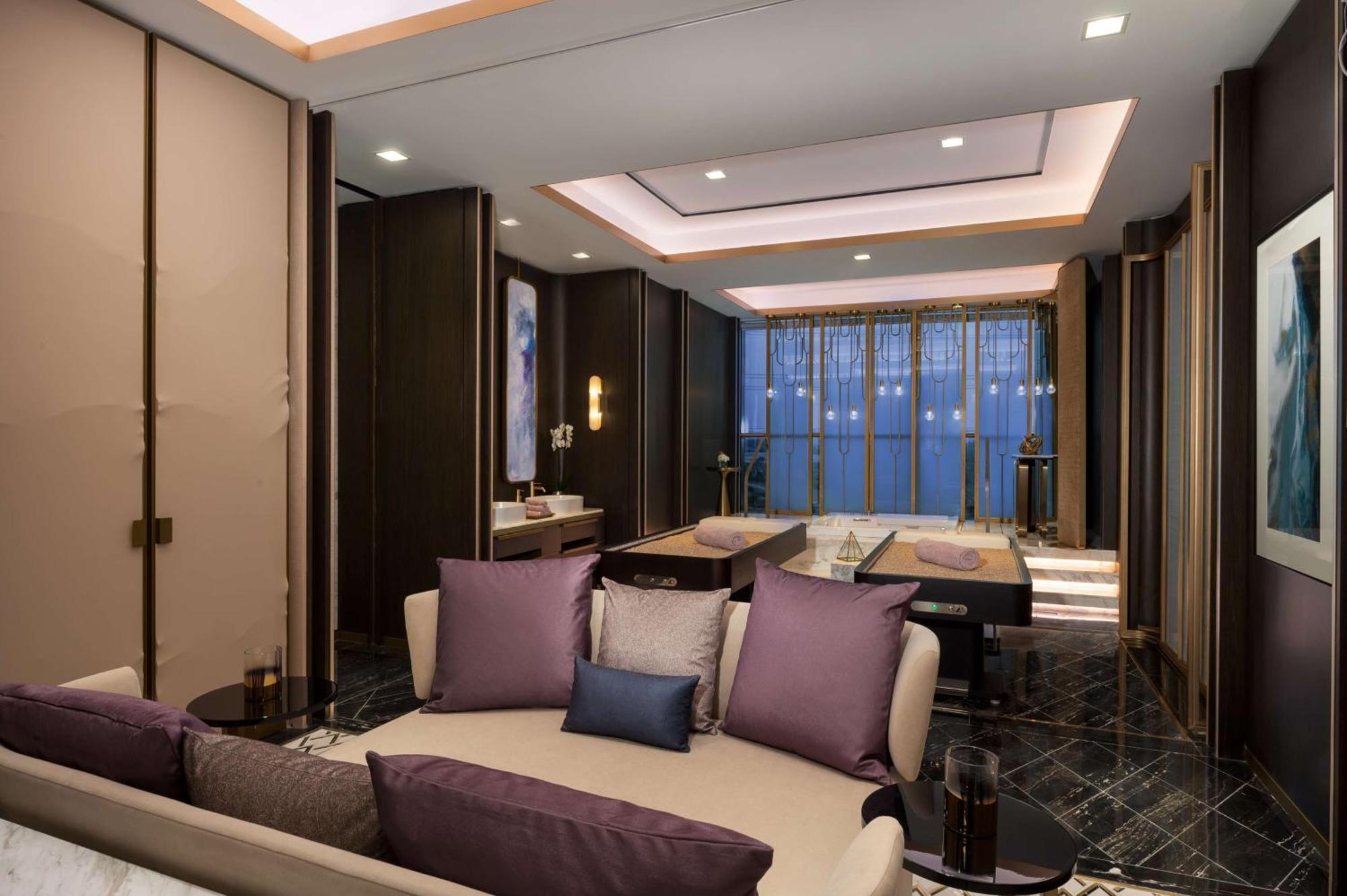 Waldorf Astoria Kuwait Hotel Kuvait Kültér fotó A suite at the hotel