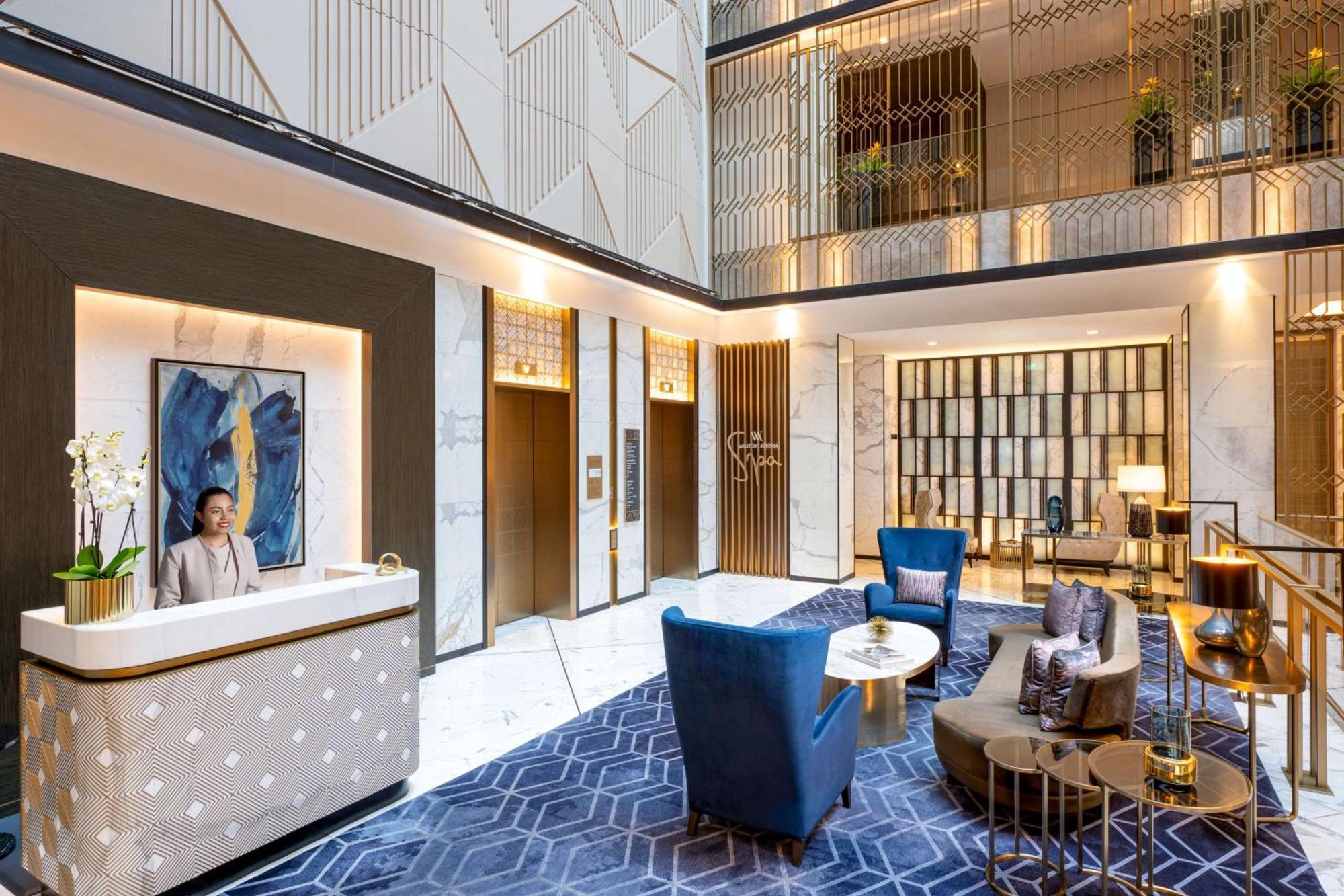 Waldorf Astoria Kuwait Hotel Kuvait Kültér fotó The lobby of the hotel