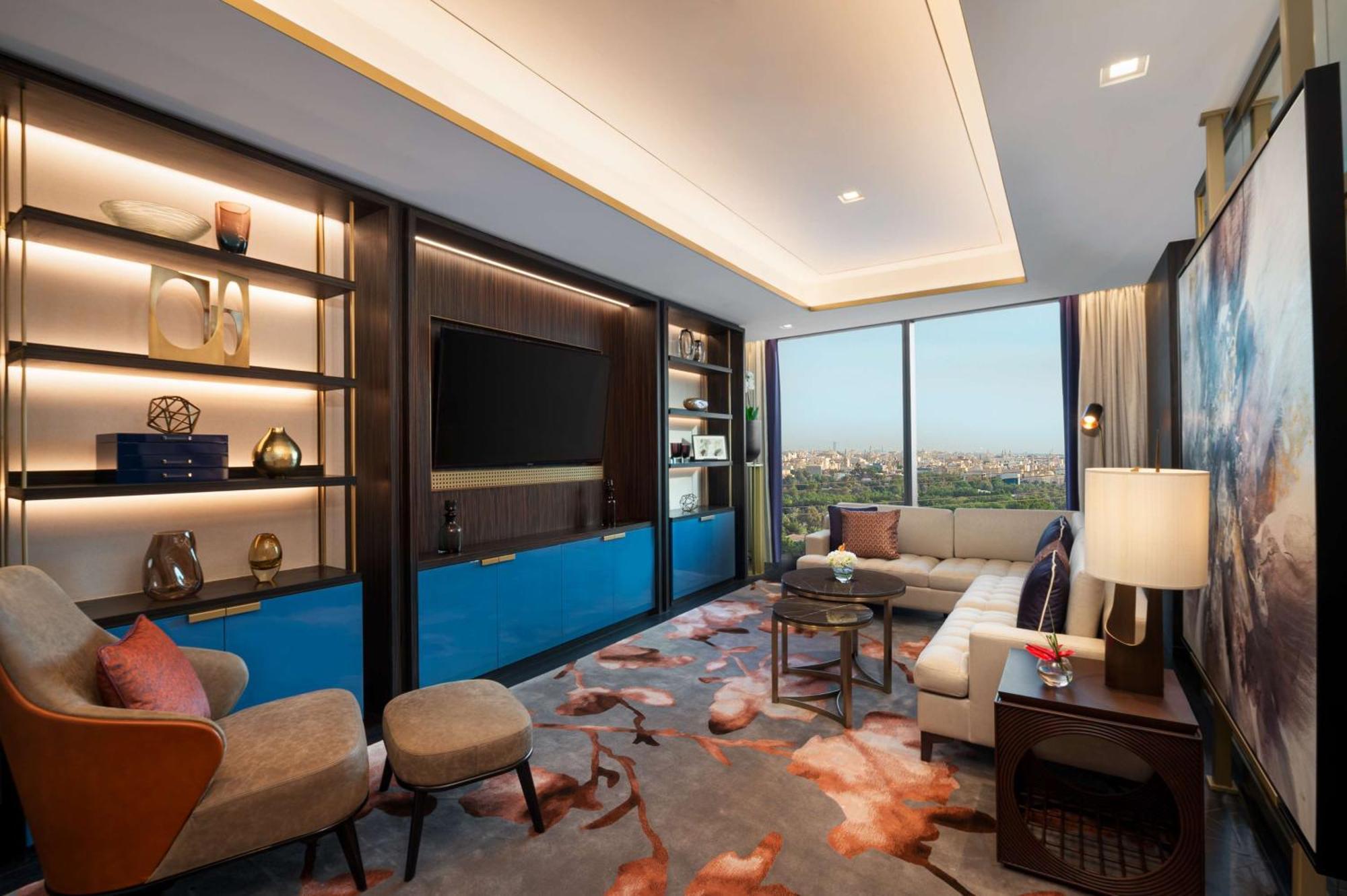 Waldorf Astoria Kuwait Hotel Kuvait Kültér fotó A suite at the hotel