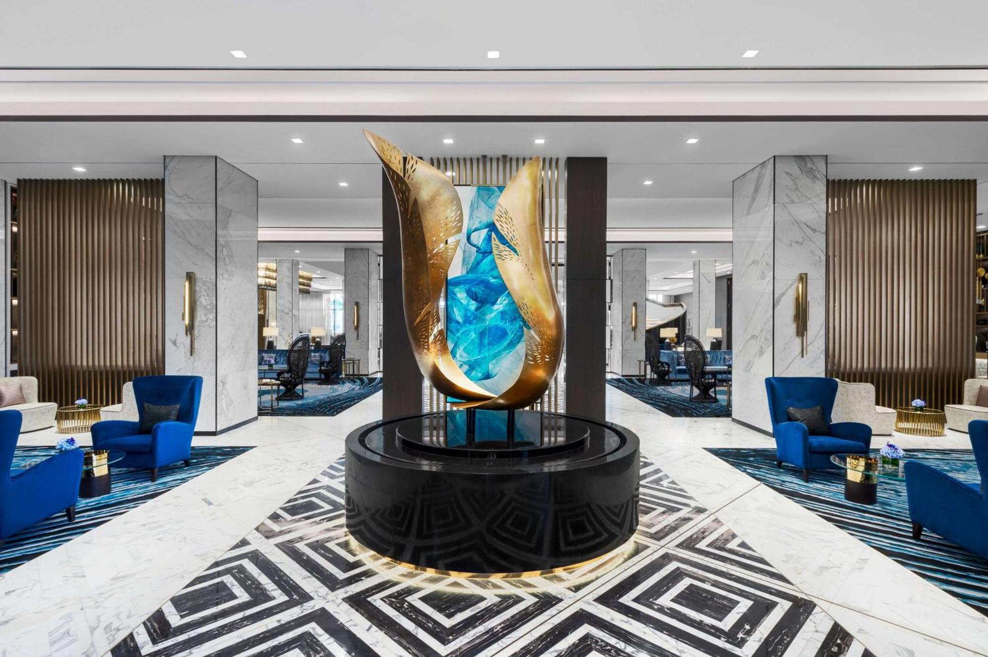Waldorf Astoria Kuwait Hotel Kuvait Kültér fotó The lobby of the hotel